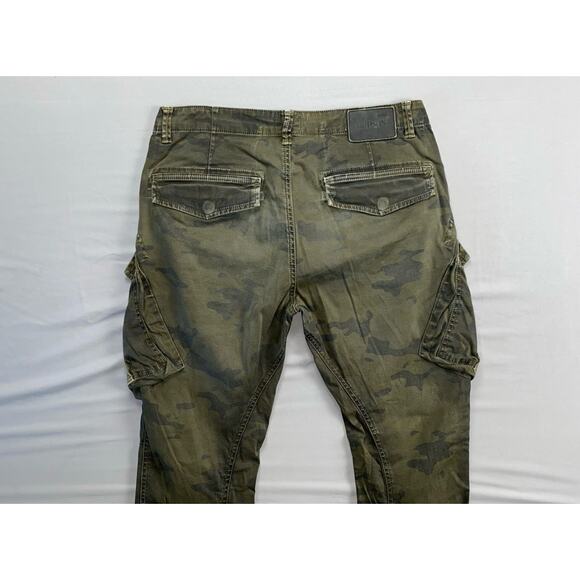 Hudson Flynn Skinny Cargo Stretch Jeans. Perfectly Faded Camo. Tag 30, 32X29. - Picture 8 of 9